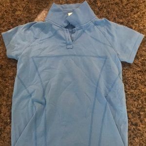 Blue ivivva girls golf shirt size 12!